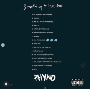 [FULL ALBUM] PHYNO – SOMETHING TO LIVE FOR